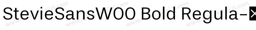 StevieSansW00 Bold Regula字体转换